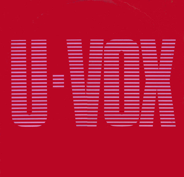 Ultravox : U-Vox (LP, Album)