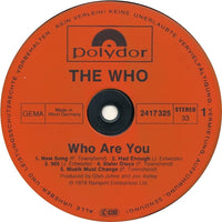 The Who : Who Are You (LP, Album, Inj)