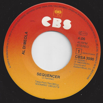 Al Di Meola : Sequencer (7", Single)