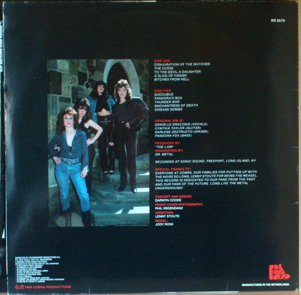 Original Sin (7) : Sin Will Find You Out (LP, Album)