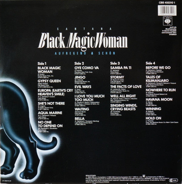Santana : Black Magic Woman (2xLP, Comp)