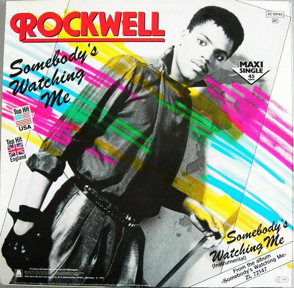 Rockwell : Somebody's Watching Me (12", Maxi)