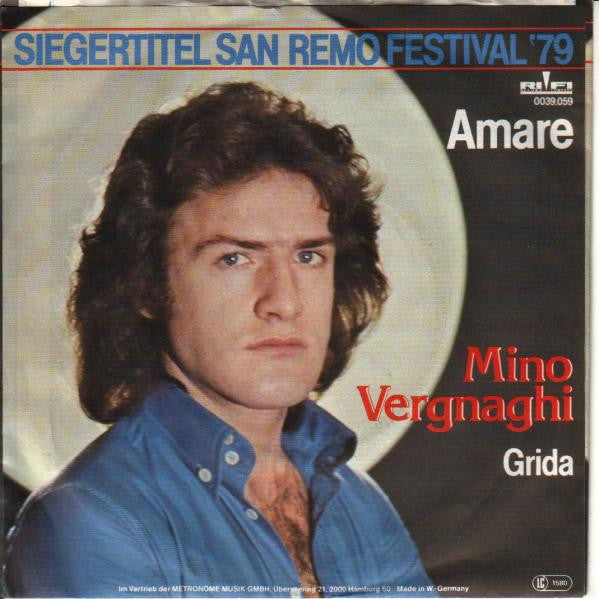 Mino Vergnaghi : Amare (7", Single)