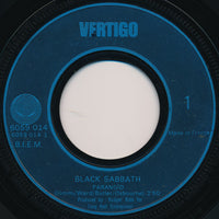 Black Sabbath : Paranoïd / Rat Salad (7", Single, Blu)