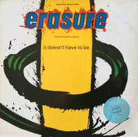 Erasure : It Doesn't Have To Be (Limited Edition Remix) (12", Maxi, Ltd, Blu)