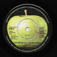 George Harrison : This Guitar (Can't Keep From Crying) (7", Single)