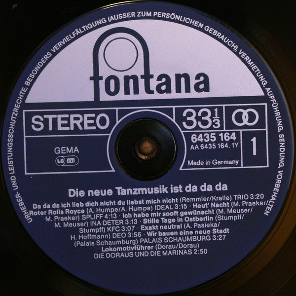 Various : Die Neue Tanzmusik Ist...Da Da Da (LP, Comp)