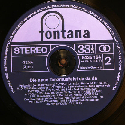 Various : Die Neue Tanzmusik Ist...Da Da Da (LP, Comp)