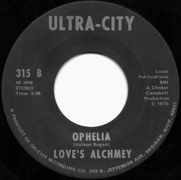Love's Alchemy : I Never Said Forever (7", Single)