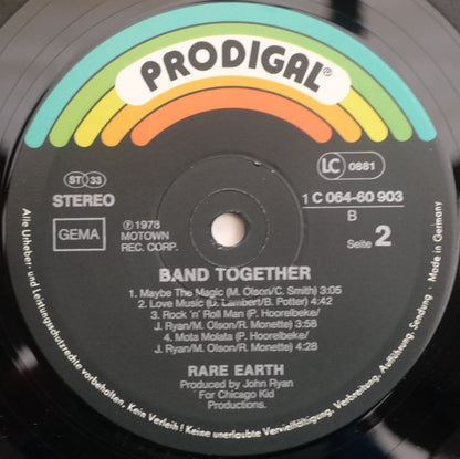 Rare Earth : Band Together (LP, Album)