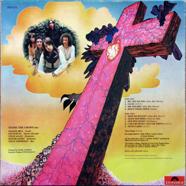 Stone The Crows : Teenage Licks (LP, Album)
