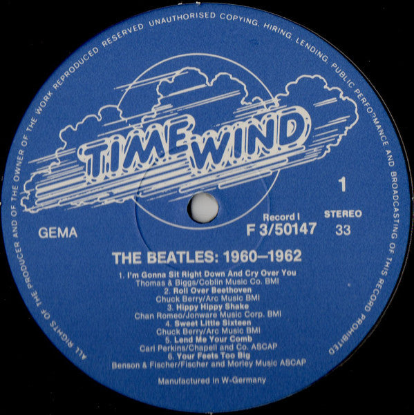 The Beatles : 1960 - 1962 (3xLP, Comp)