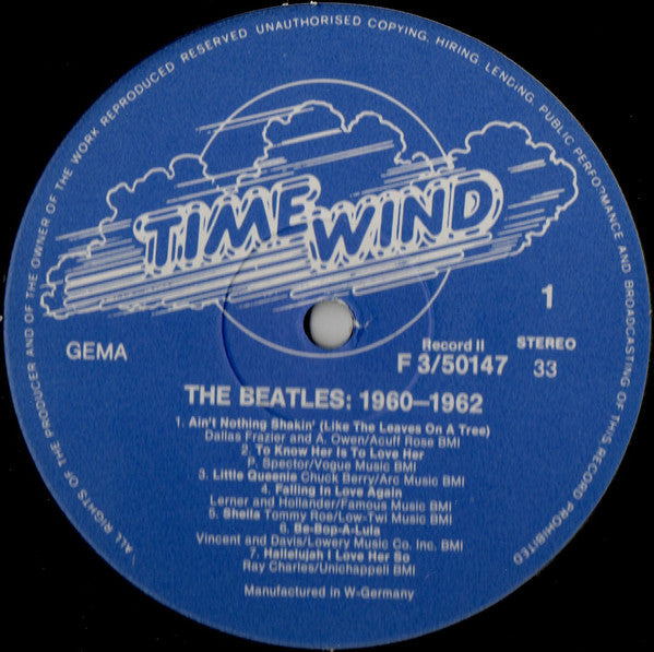 The Beatles : 1960 - 1962 (3xLP, Comp)