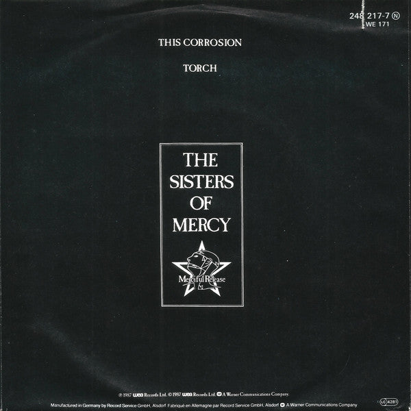 The Sisters Of Mercy : This Corrosion (7", Single)