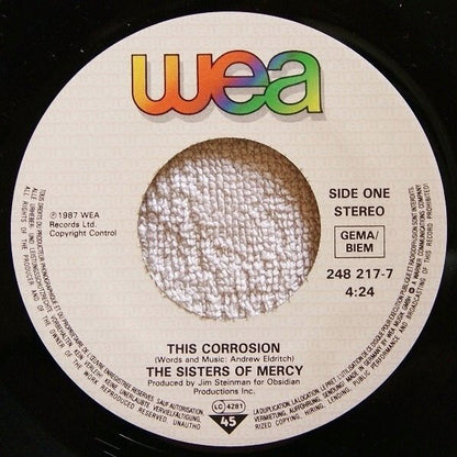 The Sisters Of Mercy : This Corrosion (7", Single)