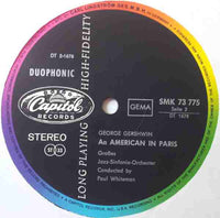 Paul Whiteman Conducts George Gershwin / Piano Soloist Leonard Pennario : Rhapsody In Blue / An American In Paris (LP, Comp, RE)