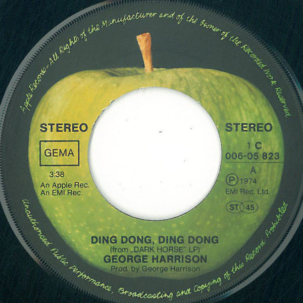 George Harrison : Ding Dong, Ding Dong (7", Single)