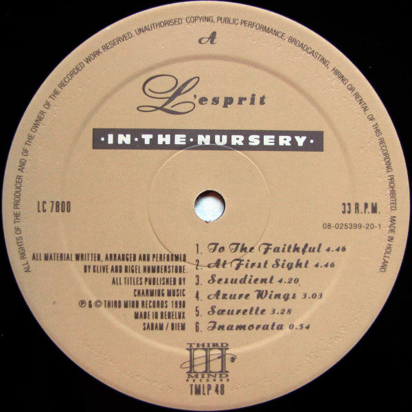 In The Nursery : L'Esprit (LP, Album)