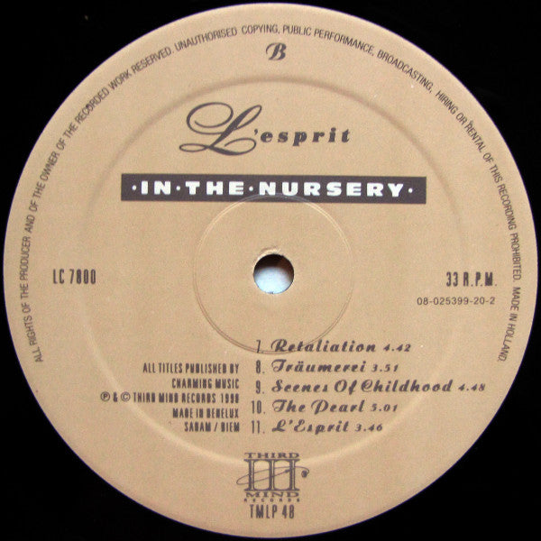 In The Nursery : L'Esprit (LP, Album)