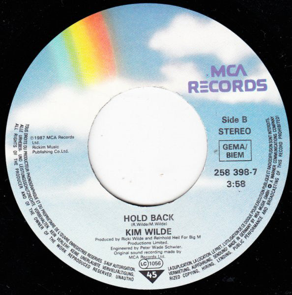 Kim Wilde & Junior (2) : Another Step (Closer To You) (7", Single)