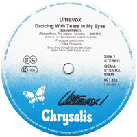 Ultravox : Dancing With Tears In My Eyes (Special Re-Mix) (12", Maxi)