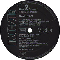 Klaus Nomi : Klaus Nomi (LP, Album, Bla)