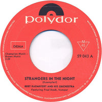 Bert Kaempfert & His Orchestra Featuring Manfred Moch : Strangers In The Night (7", Mono)