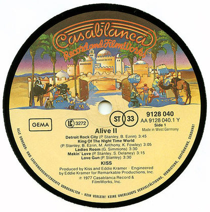 Kiss : Alive II (2xLP, Album, RE, Gat)