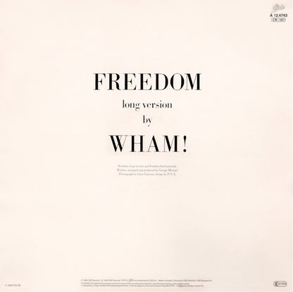 Wham! : Freedom (Long Version) (12", Maxi)