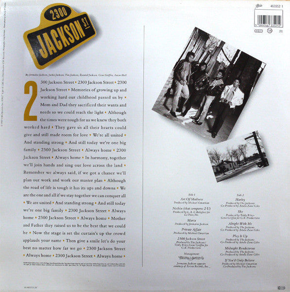 The Jacksons : 2300 Jackson Street (LP, Album)