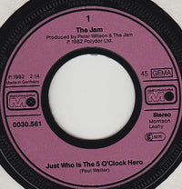 The Jam : Just Who Is The 5 O'Clock Hero / The Great Depression (7", Single)
