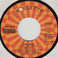 Tommy James : Love Song (7", Single)