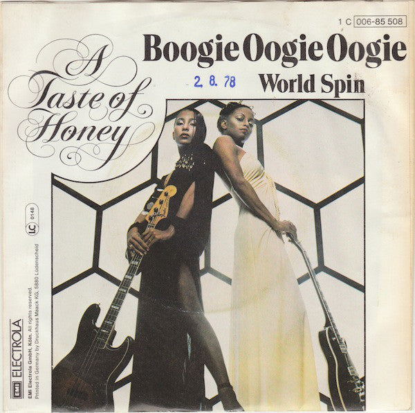 A Taste Of Honey : Boogie Oogie Oogie (7", Single)