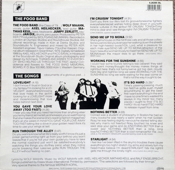 Food Band : Food Band (LP, Album, RE, RM)