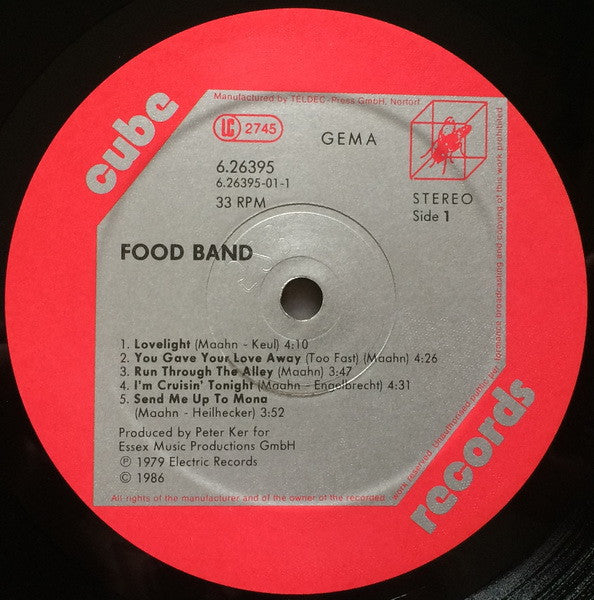 Food Band : Food Band (LP, Album, RE, RM)