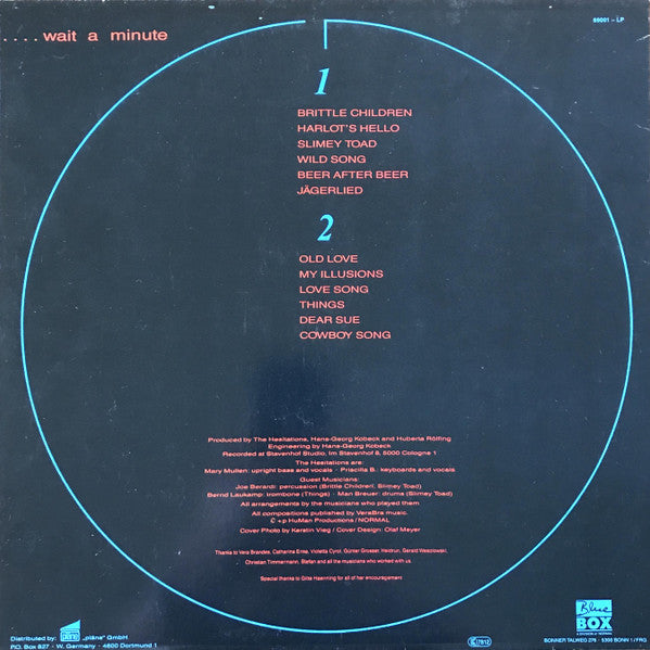 The Hesitations (3) : ....Wait A Minute (LP, Album)