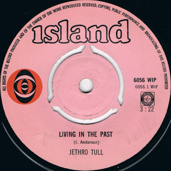 Jethro Tull : Living In The Past / Driving Song (7", Single)