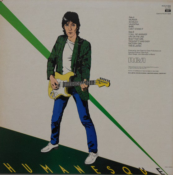 Jack Green : Humanesque (LP, Album)