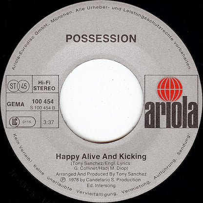 Possession (4) : Possess Me (7", Single, RE)