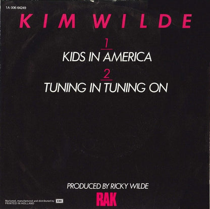 Kim Wilde : Kids In America (7", Single)
