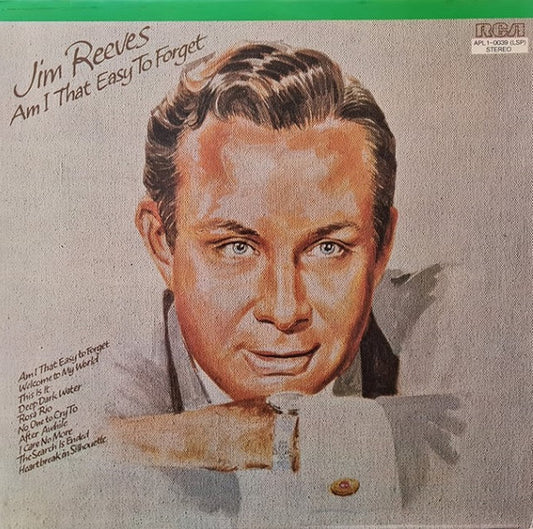 Jim Reeves : Am I That Easy To Forget (LP, Album)
