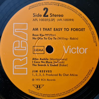 Jim Reeves : Am I That Easy To Forget (LP, Album)