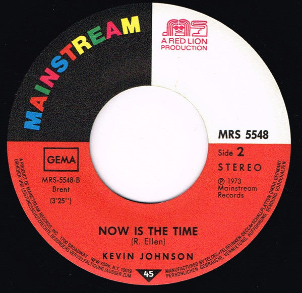 Kevin Johnson (5) : Rock 'N Roll (I Gave You The Best Years Of My Life) (7", Single)