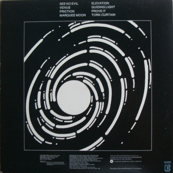 Television : Marquee Moon (LP, Album)