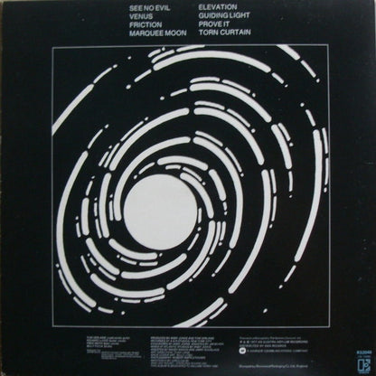 Television : Marquee Moon (LP, Album)