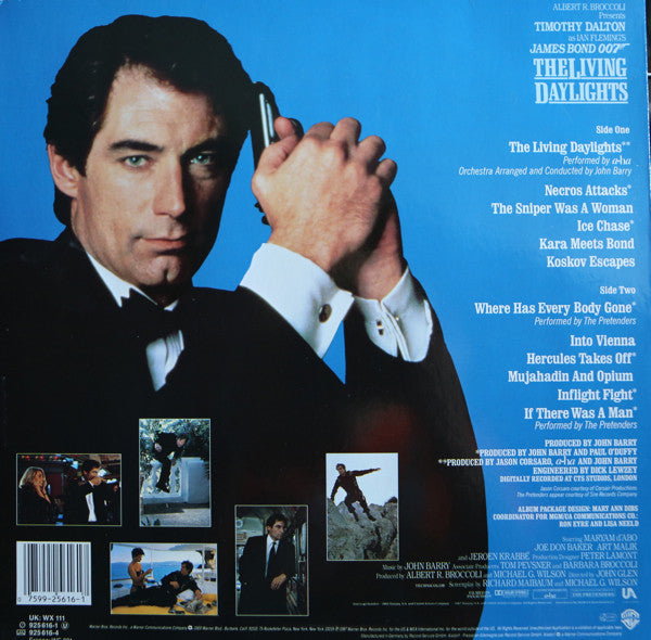 John Barry : The Living Daylights (Original Motion Picture Soundtrack) (LP, Album)