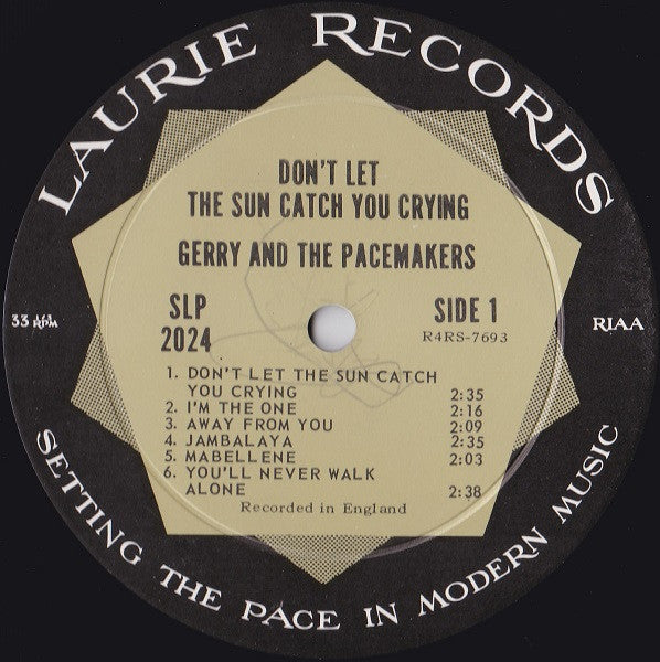 Gerry & The Pacemakers : Don't Let The Sun Catch You Crying (LP, Album)