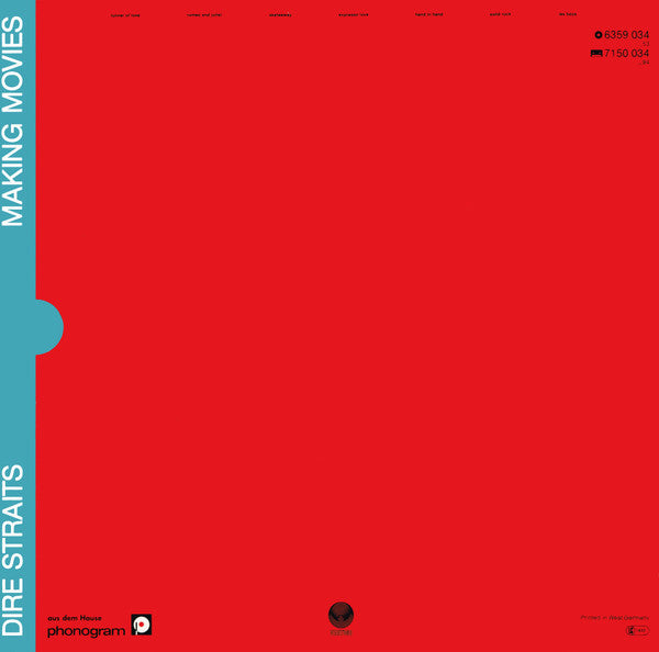 Dire Straits : Making Movies (LP, Album, Bla)