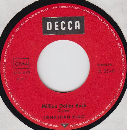 Jonathan King : Million Dollar Bash (7", Single)