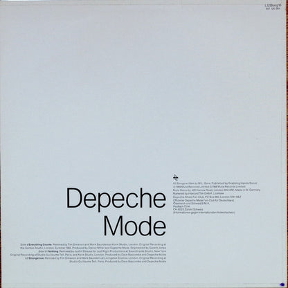 Depeche Mode : Remixes Of Everything Counts, Nothing And Strangelove (12", Maxi, Ltd)